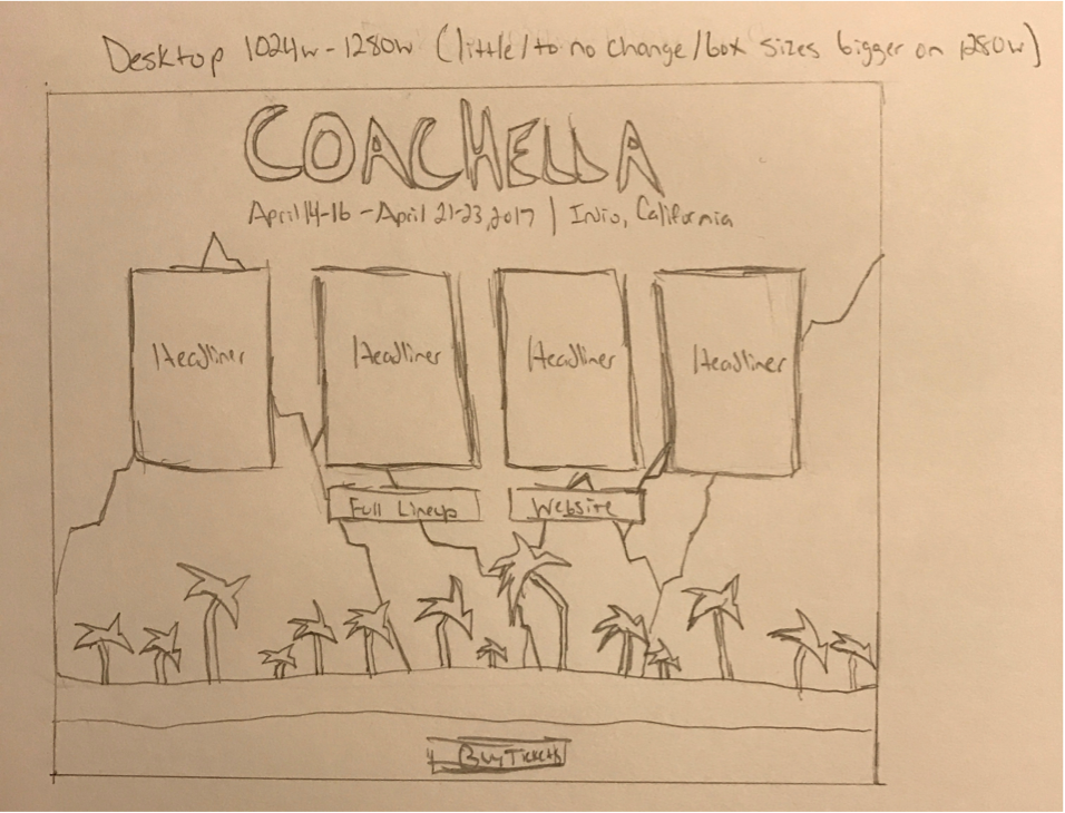 Static Image of Coachella Desktop Pencil and Paper Wireframe Large