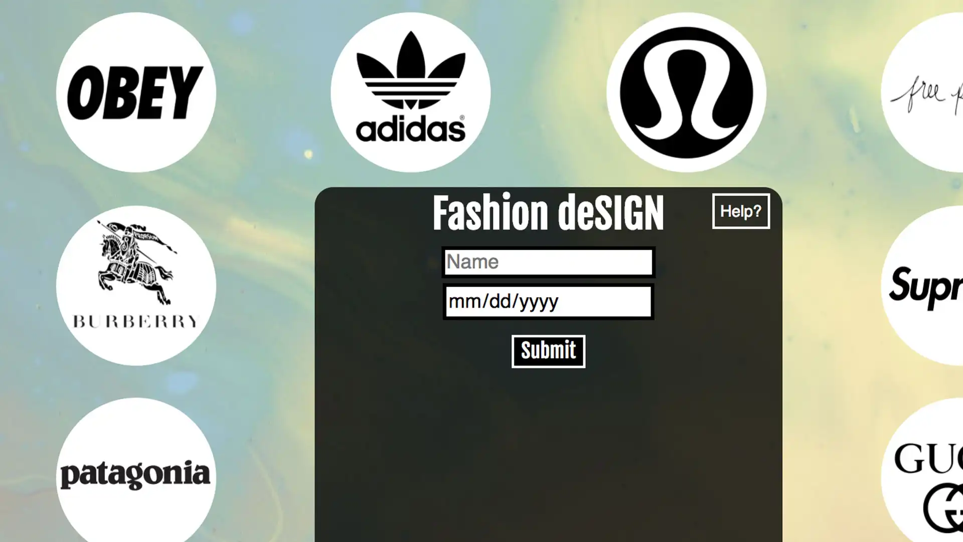 Zodiac Scripting Project User Interface - Clothing Brands